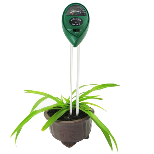 3 in 1 Plant Flowers Soil Meter (PH + Moisture + Light)